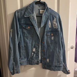 oversized denim jacket